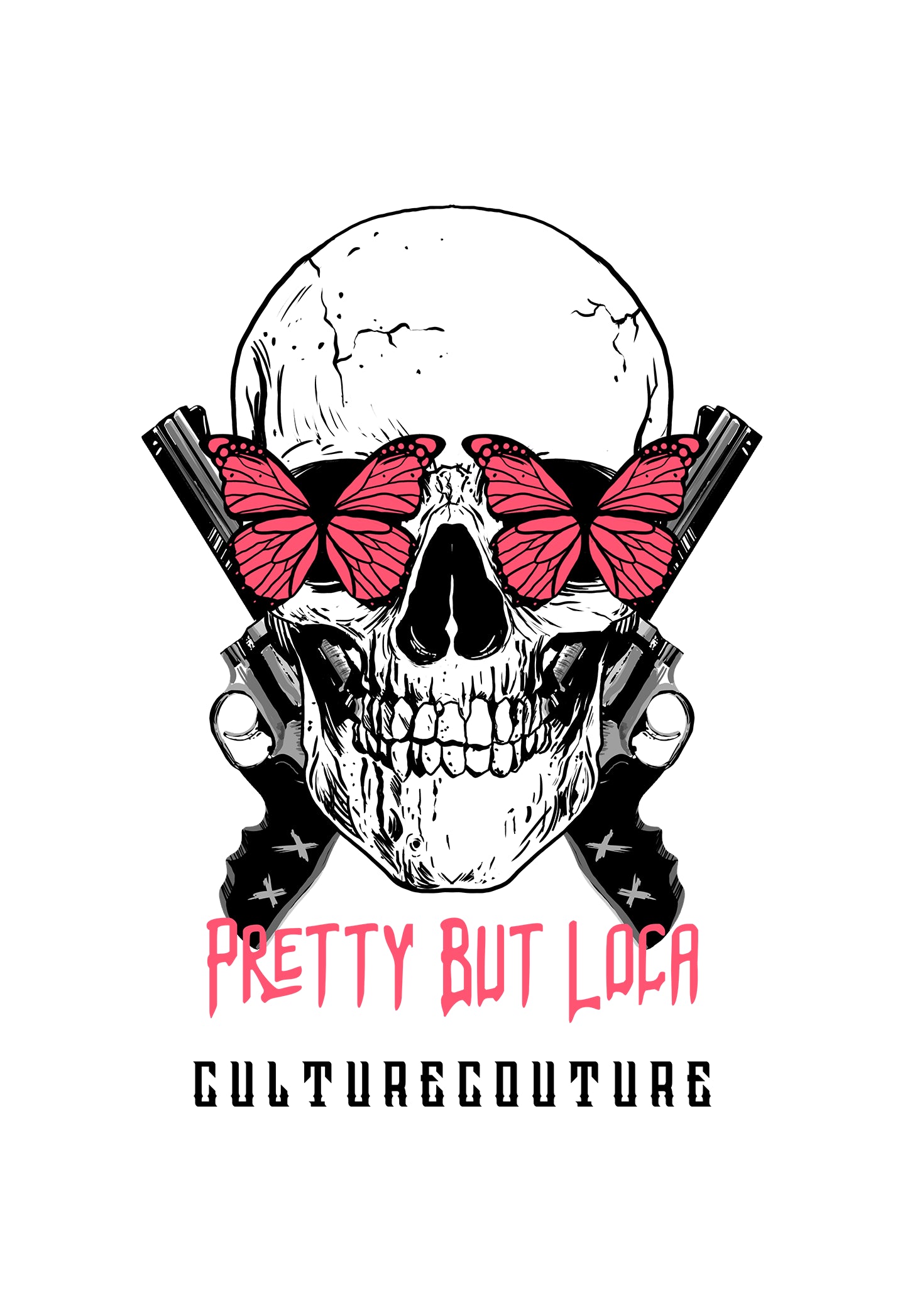 Pretty But Loca T-Shirt/White/Explicit