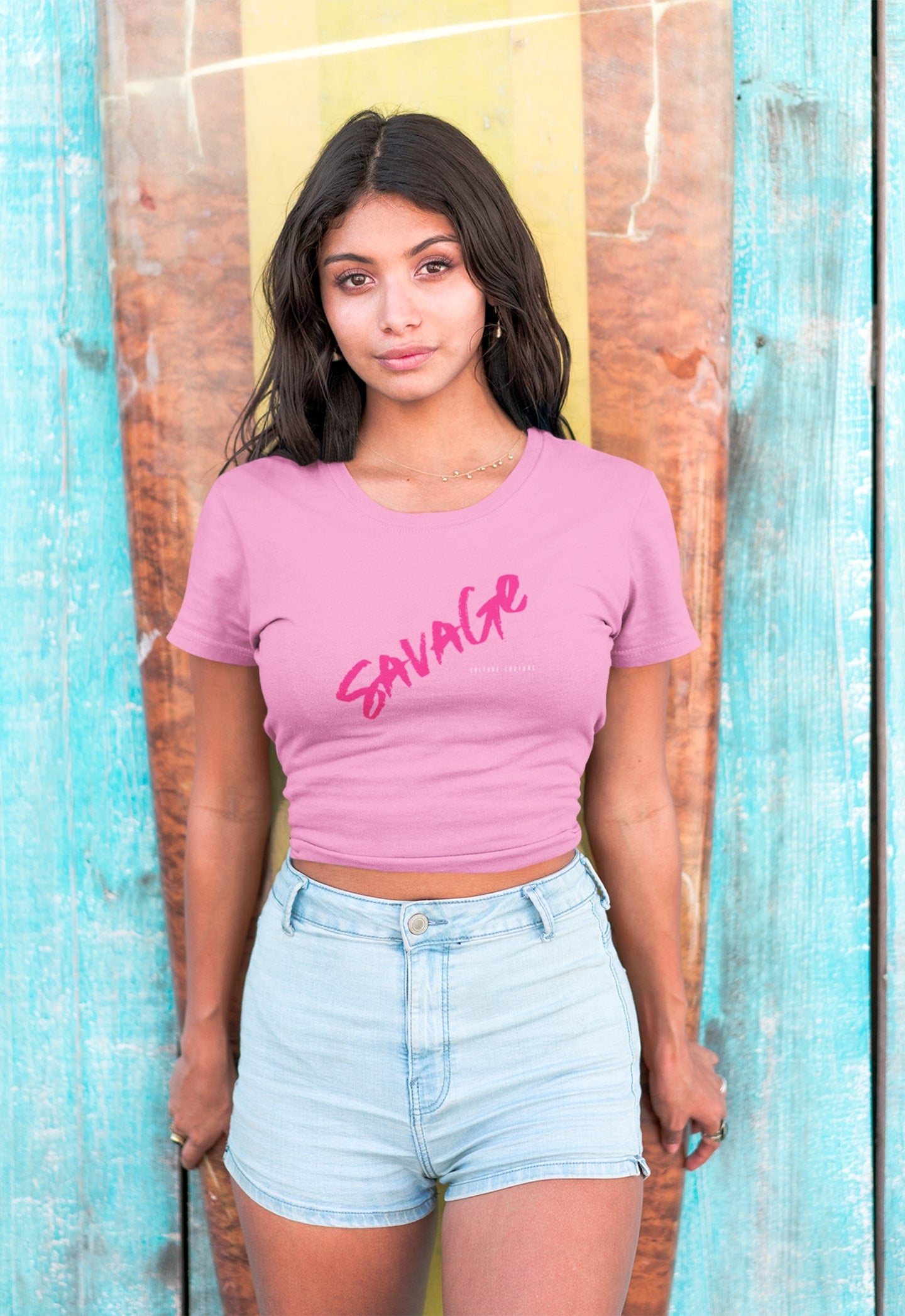 Savage T-Shirt/Soft Pink