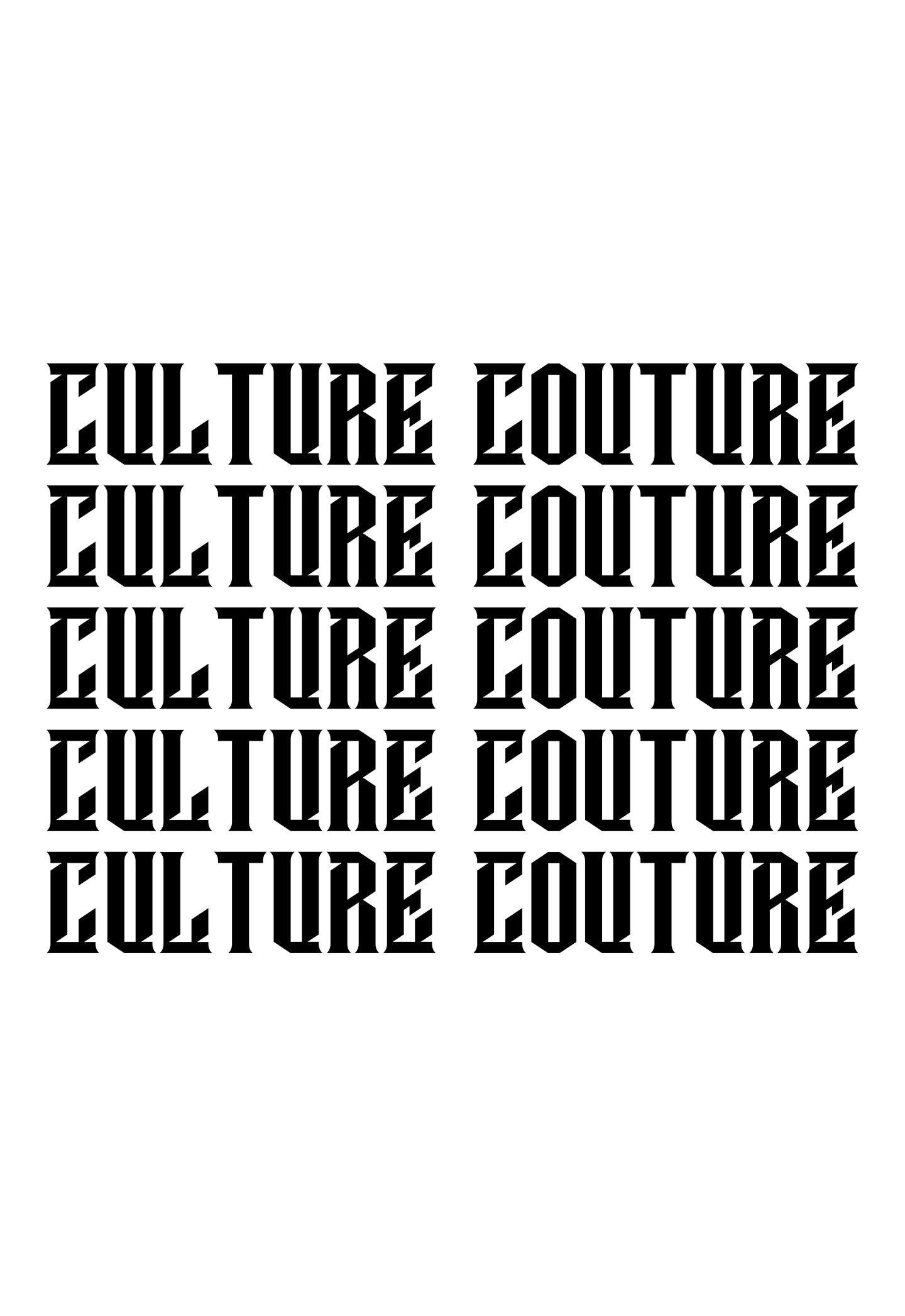 Mirror Logo T-Shirt/White/Black