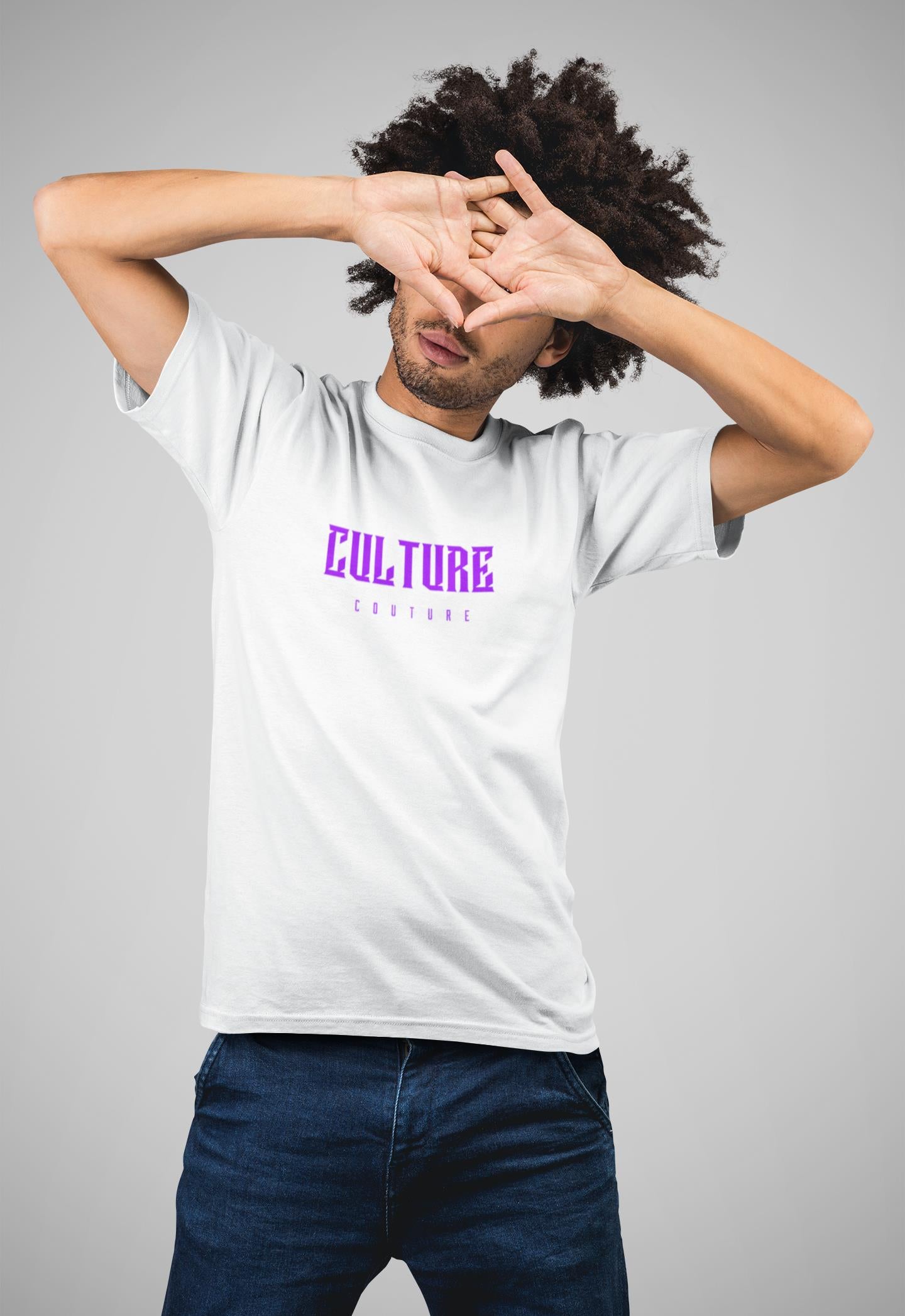 CC Slime and Purp Double-Sided/T-Shirt/White