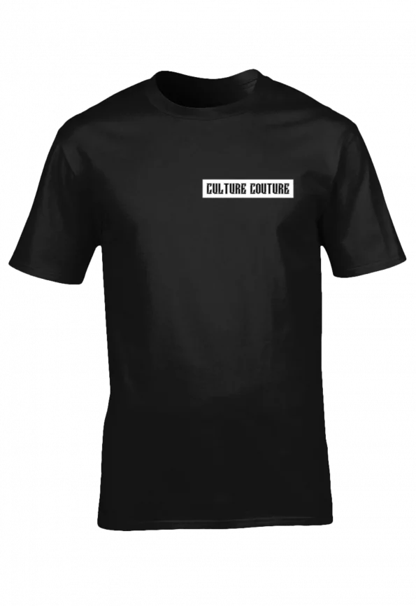 Classic CC Block Slogan White Banner T-Shirt/Black