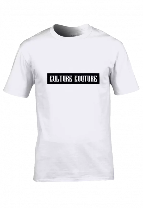 Culture Couture Stamp T-Shirt/White/Black
