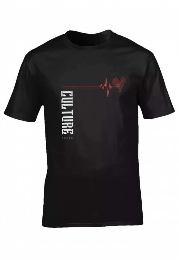 Culture Is Life Double-Sided/T-Shirt/Black