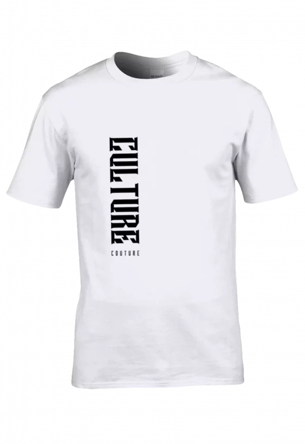 Culture Logo Print T-Shirt/White