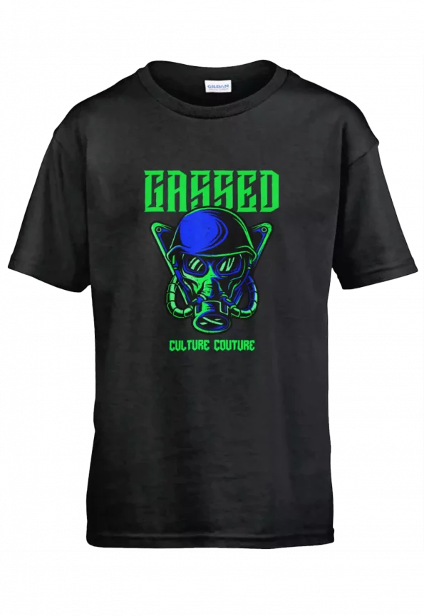 Boy's Gassed Slime T-Shirt/Black