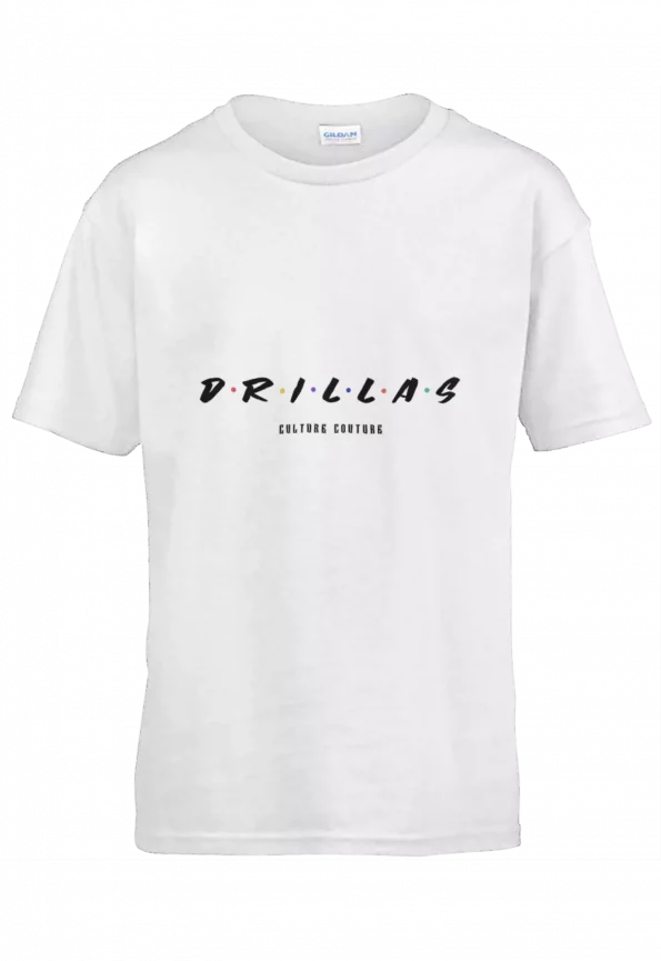 Boy's Drillas T-Shirt/White