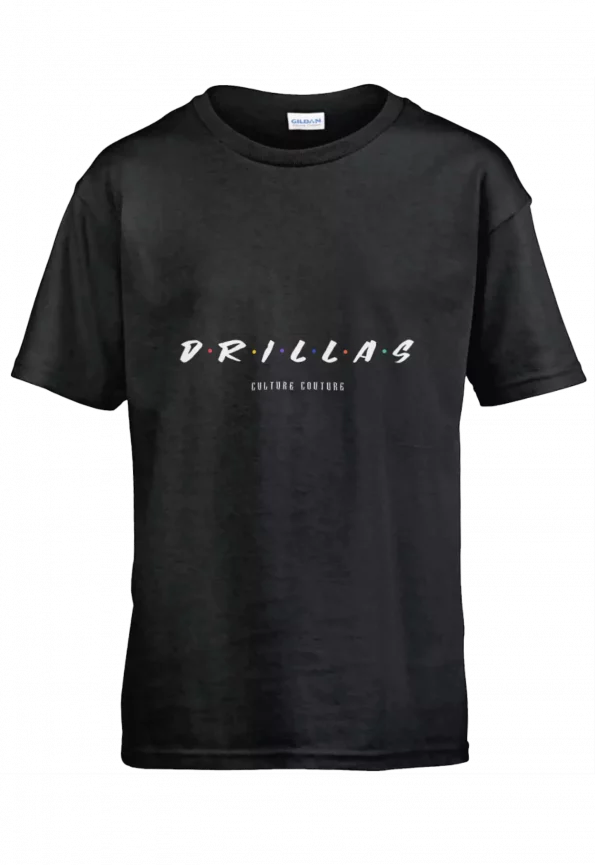 Boy's Drillas T-Shirt/Black