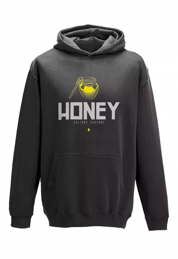 Girl's Honey Gold Hoodie/Black