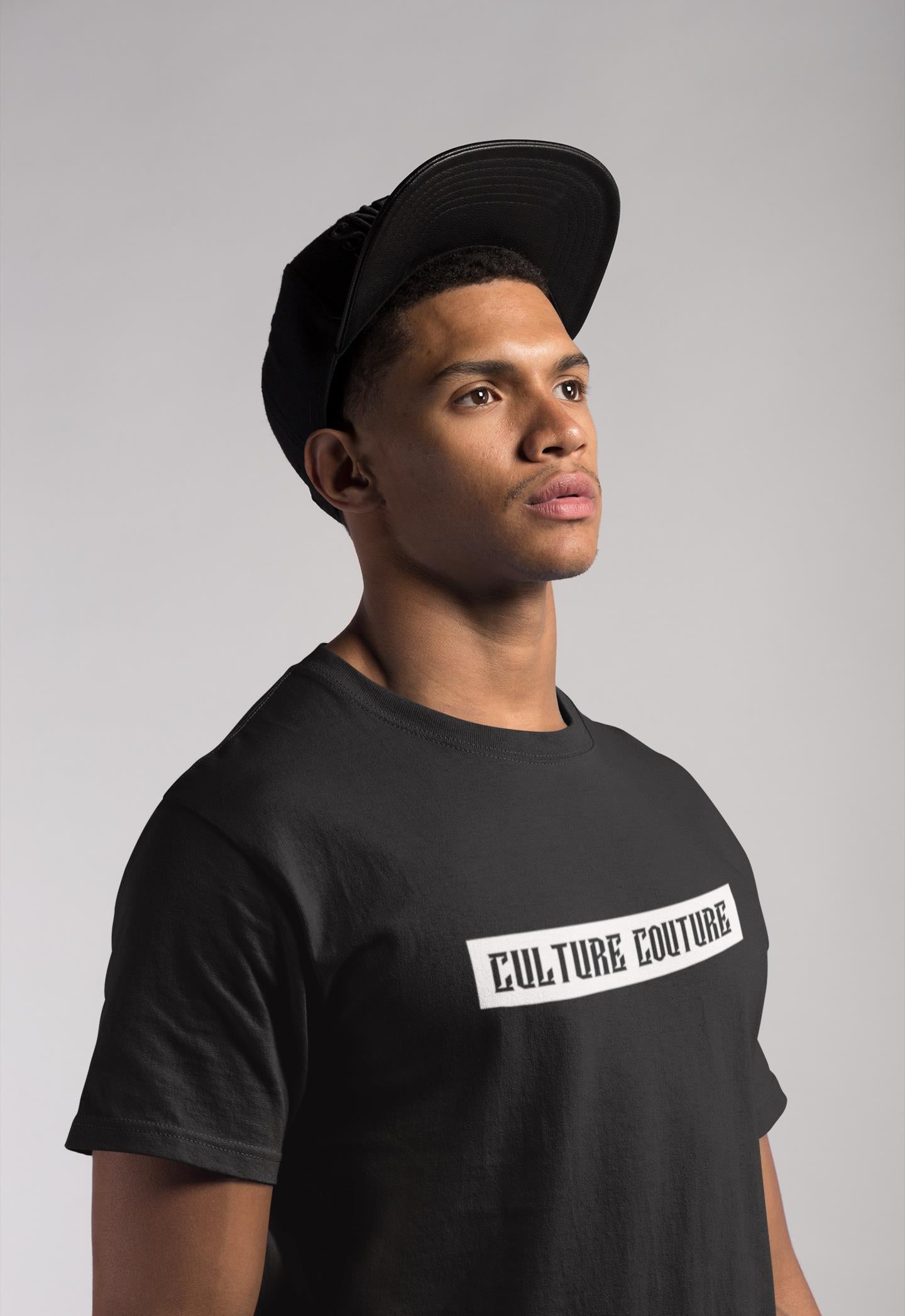 Culture Couture Stamp T-Shirt/Black/White