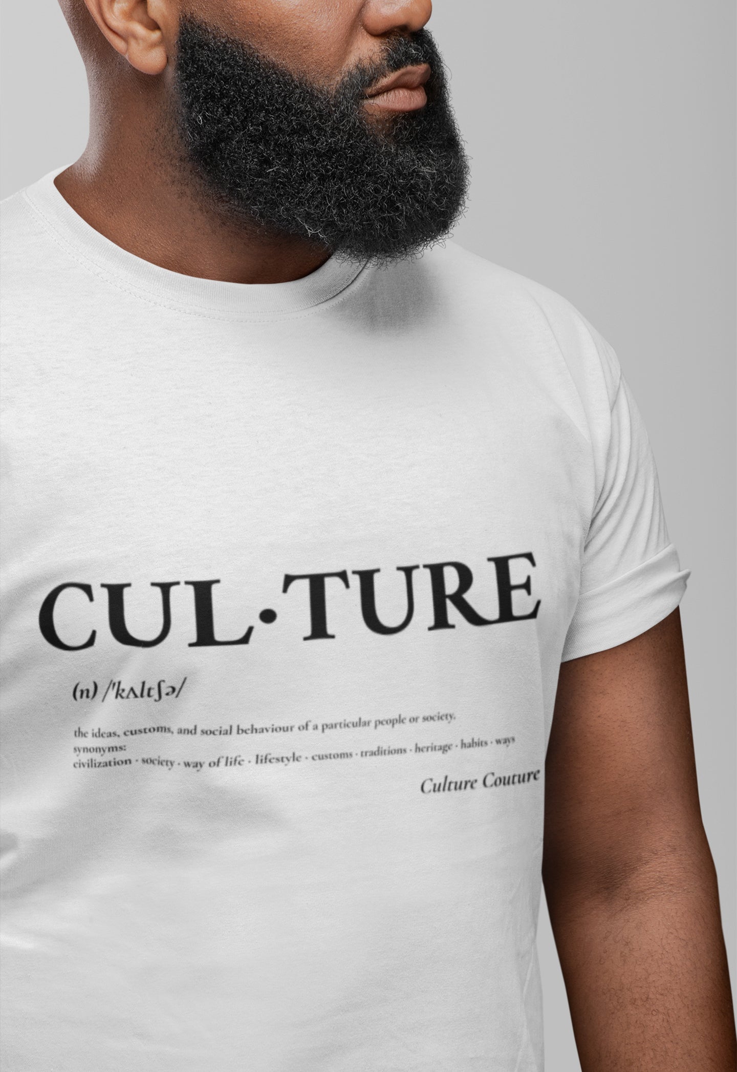 Culture Definition T-Shirt/White