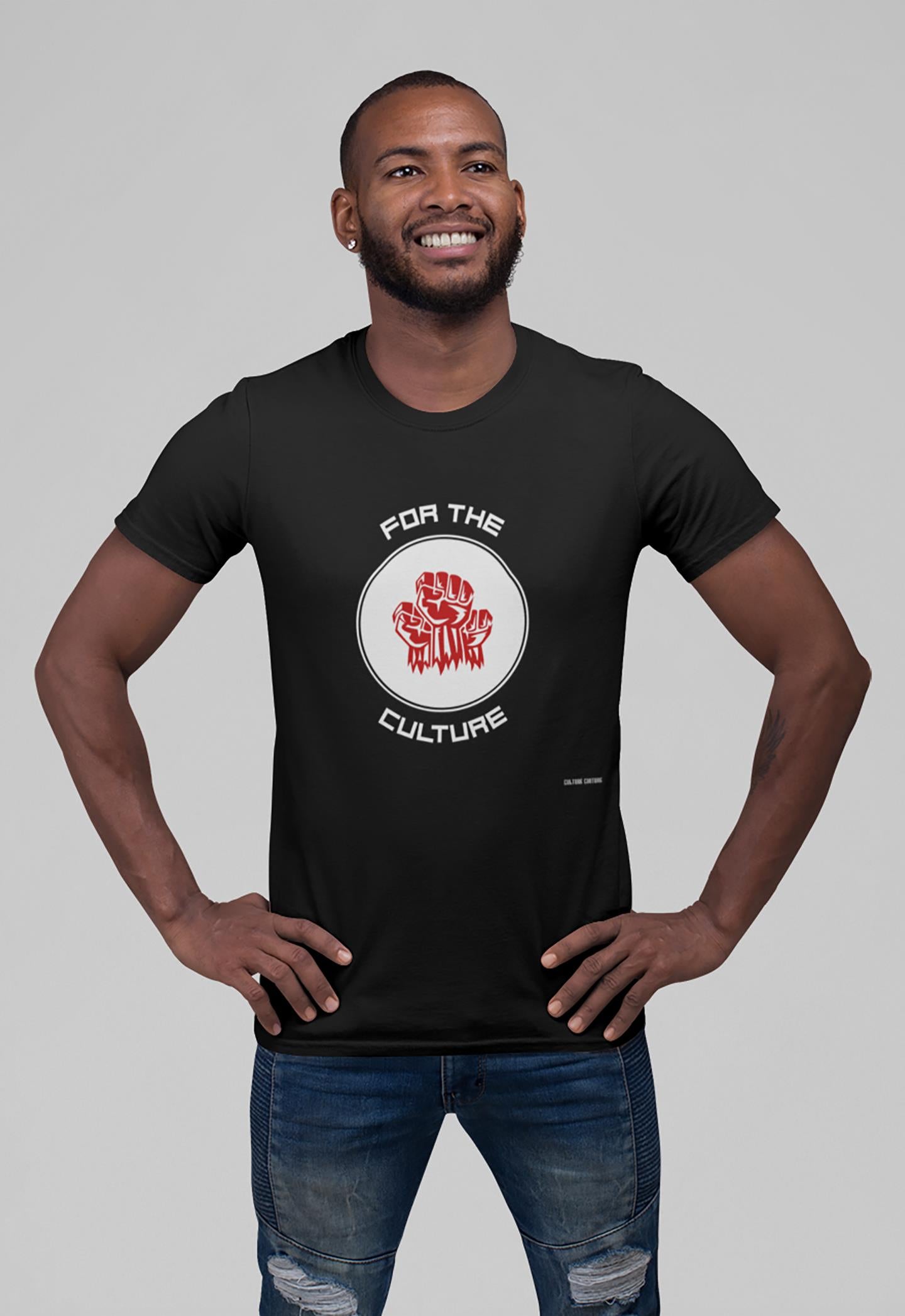 For The Culture T-Shirt/Black/White/Red