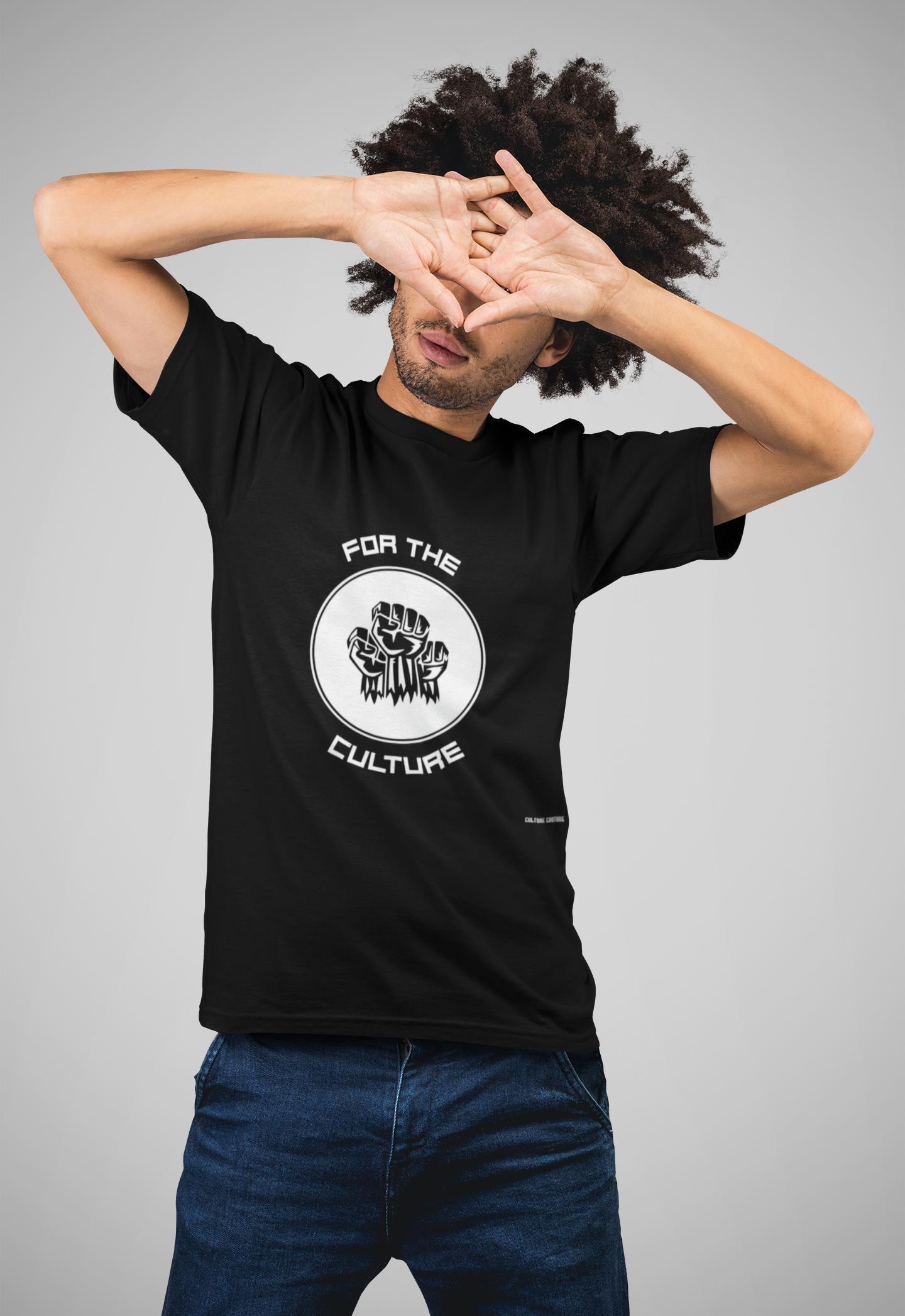 For The Culture T-Shirt/Black/White/Black