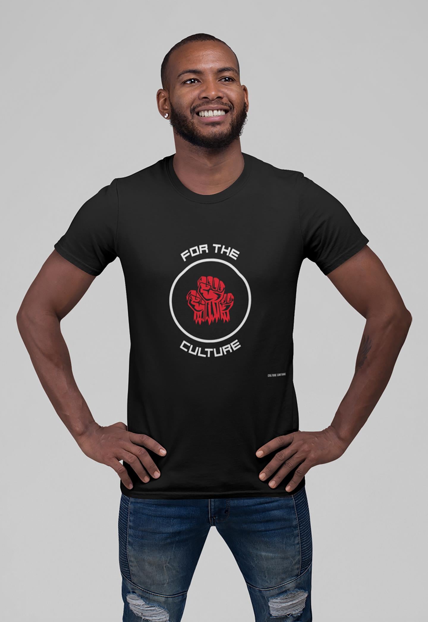 For The Culture T-Shirt/Black/White/Red