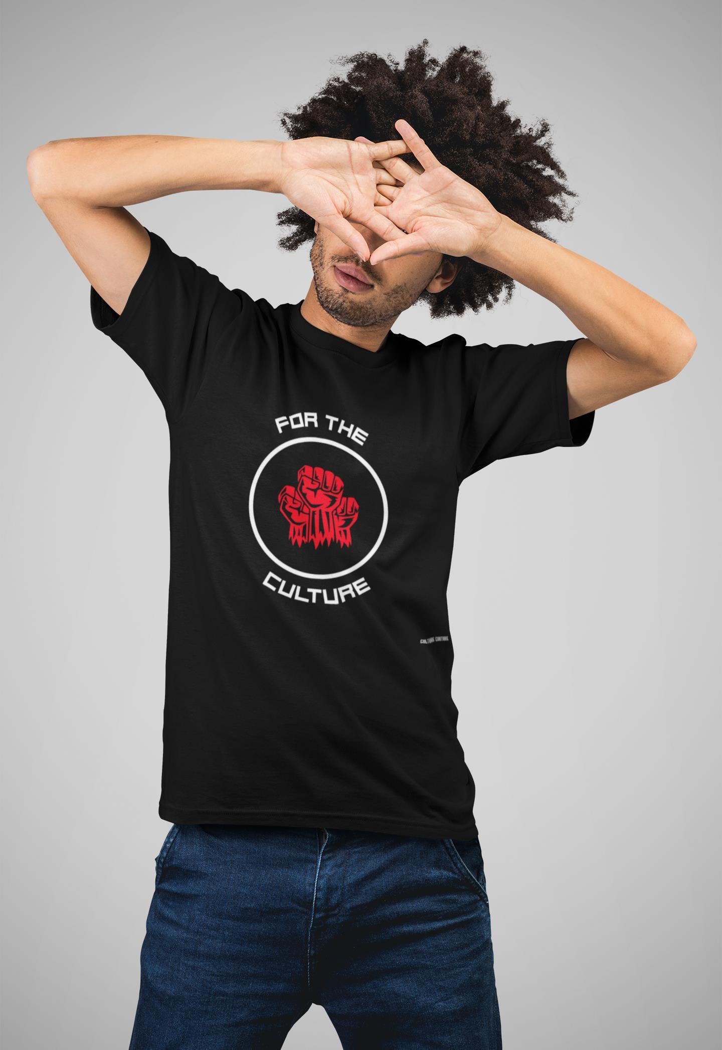 For The Culture T-Shirt/Black/White/Red