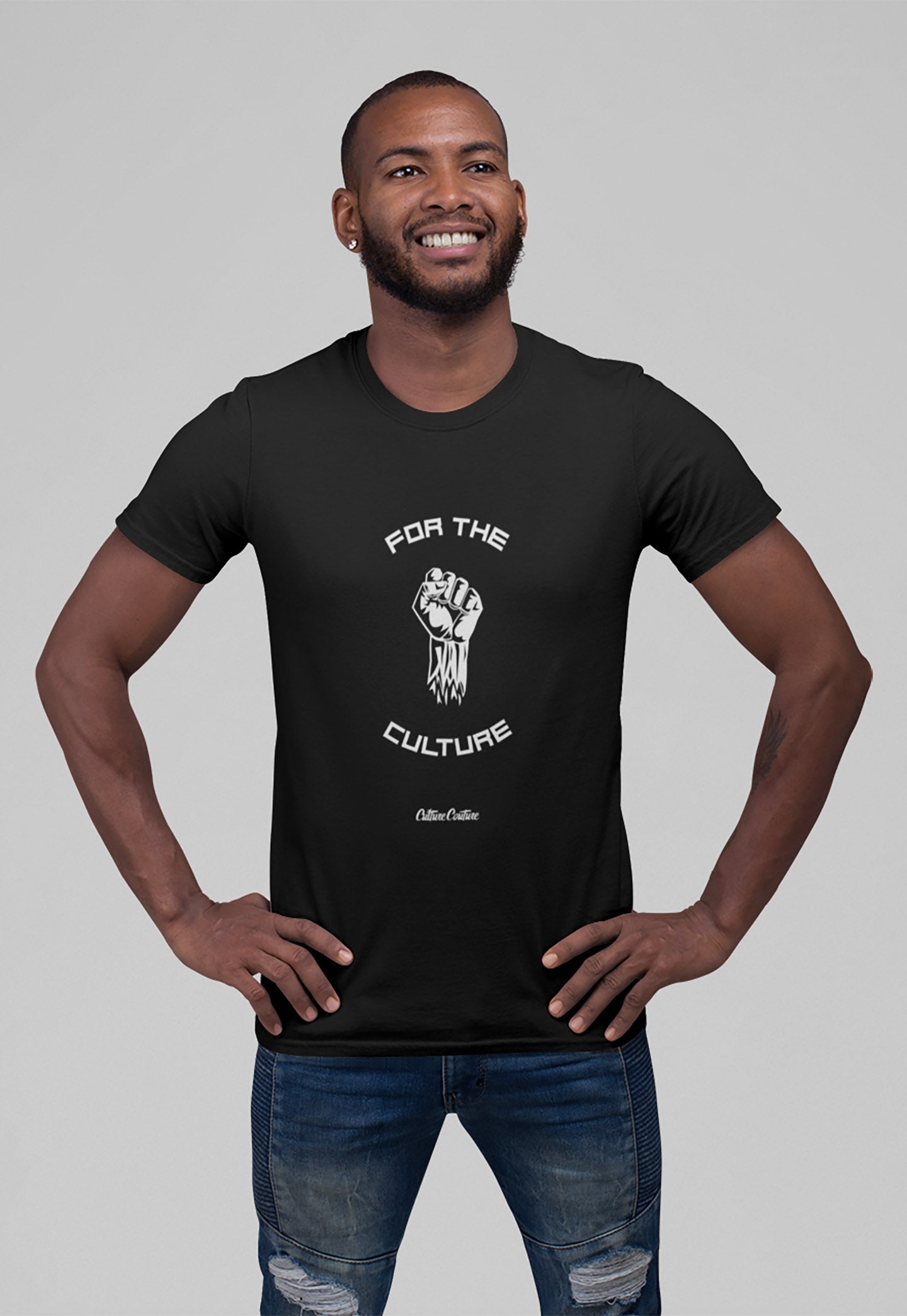 For The Culture Fist T-Shirt/Black
