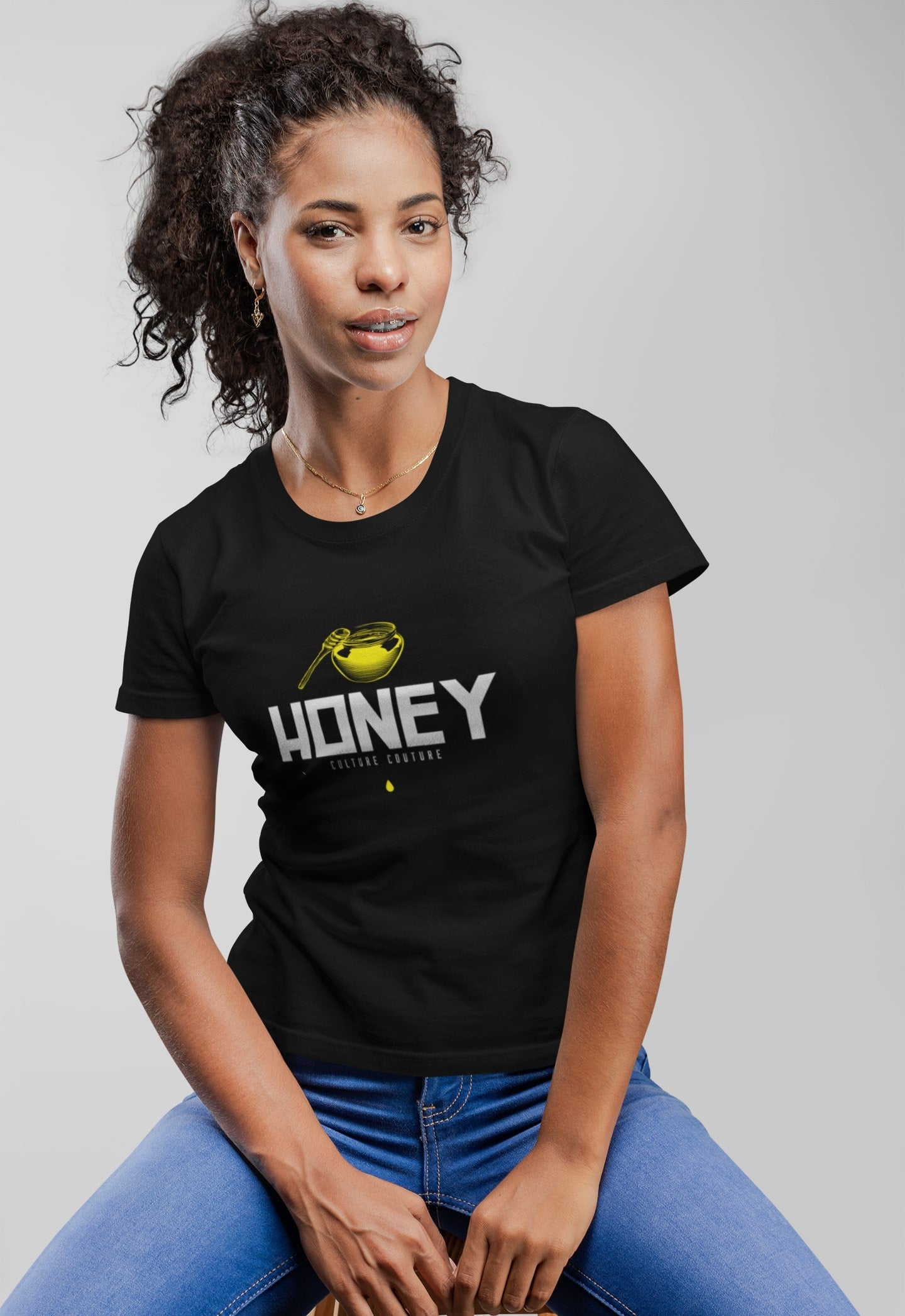 Honey Gold T-Shirt/Black