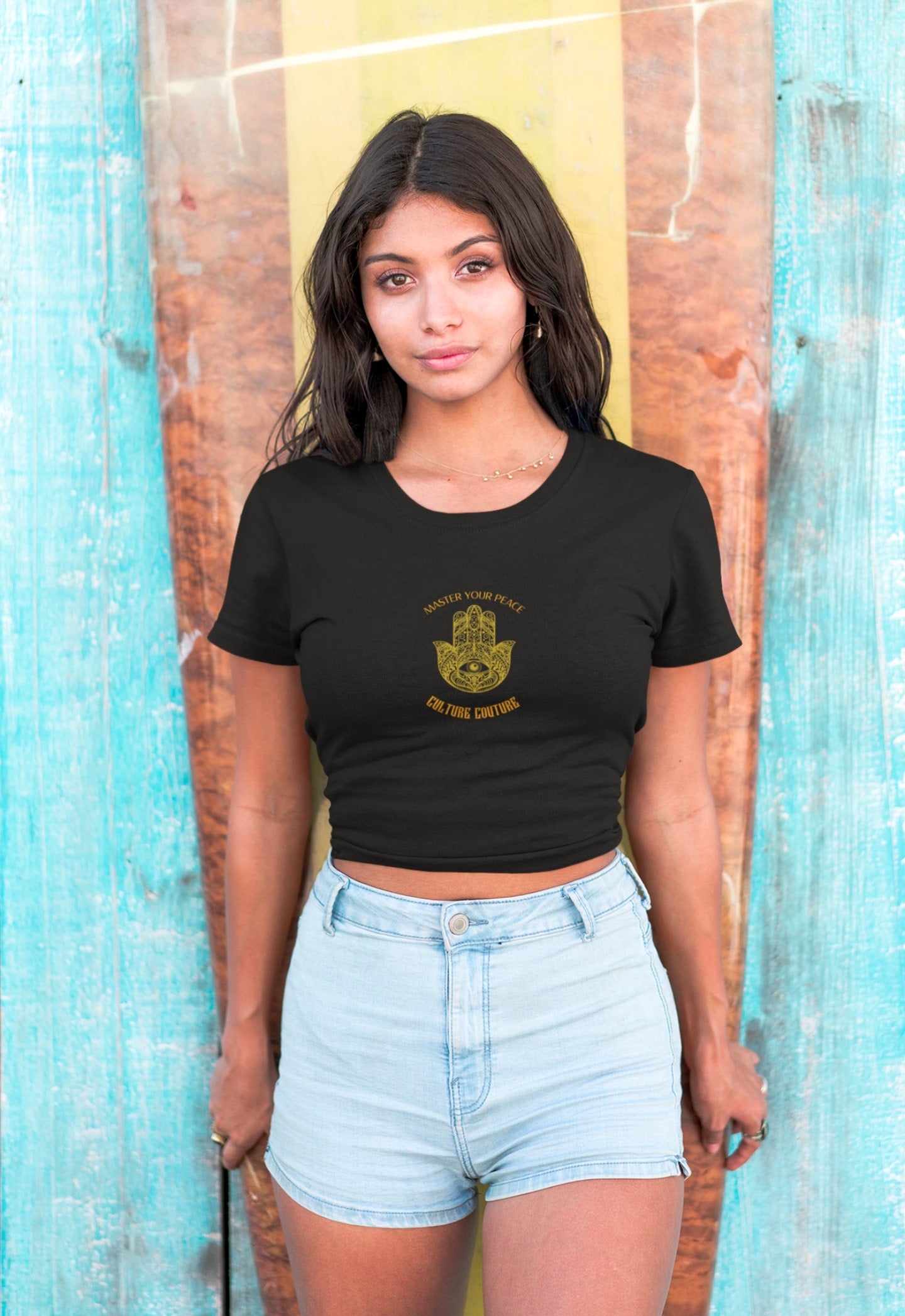 Master Your Peace T-Shirt/Black/Gold