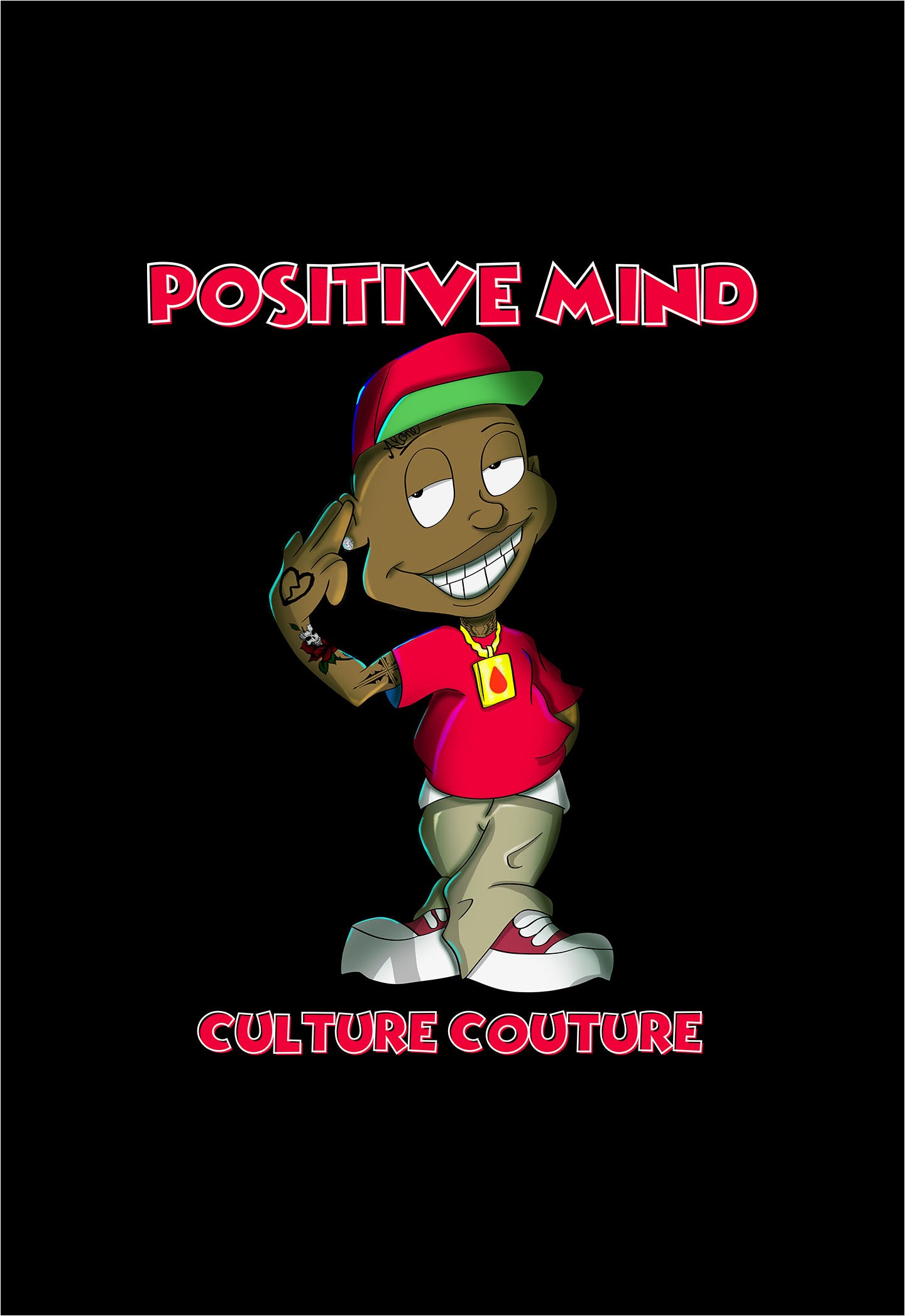 Positive Mind T-Shirt/Black