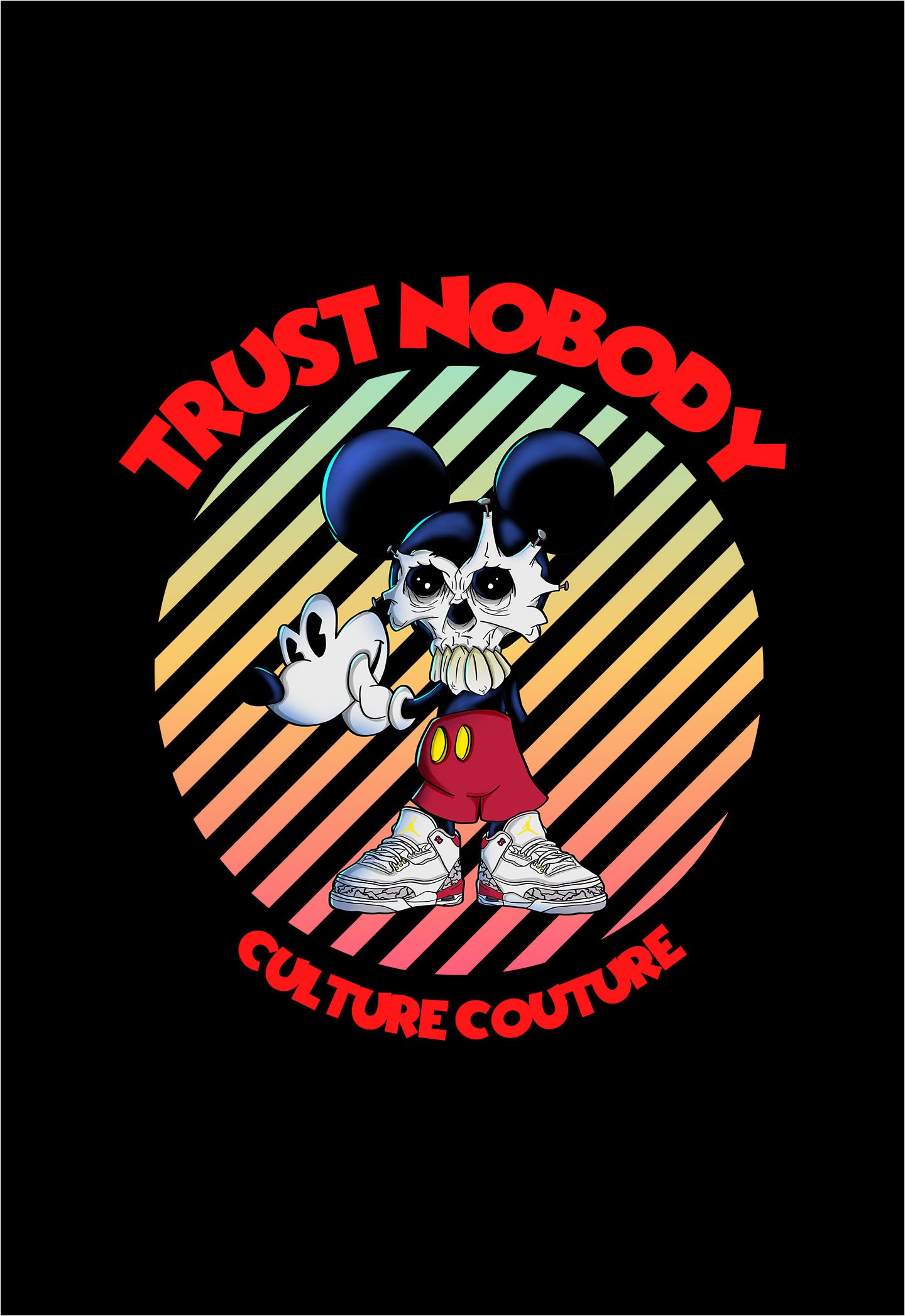 Trust Nobody T-Shirt/Black